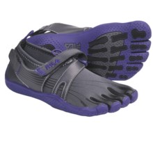 Fila Skele-Toes EZ Slide Shoes (For Kids and Youth) in Pewter/Black/Royal Purple - Closeouts