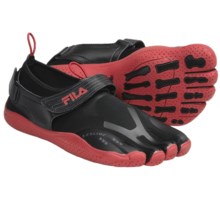 Fila Skele-Toes EZ Slide Water Shoes (For Men) in Black/Chinese Red - Closeouts