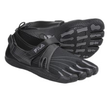 Fila Skele-Toes EZ Slide Water Shoes (For Women) in Black/Black/Castlerock - Closeouts