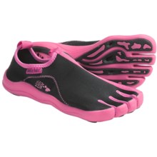 Fila Skele-Toes Watermoc Shoes - Slip-Ons (For Women) in Black/Castlerock/Hot Pink - Closeouts