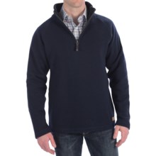 Filson Bridgeport Sweater - Zip Neck (For Men) in Navy - Closeouts