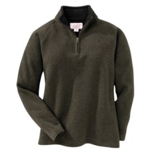 Filson Bridgeport Sweater - Zip Neck (For Women) in Forest Green - Closeouts
