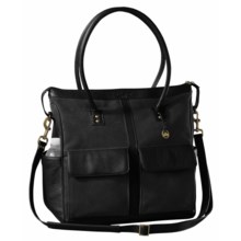 Filson Classic All-Leather Tote Bag in Black - Closeouts