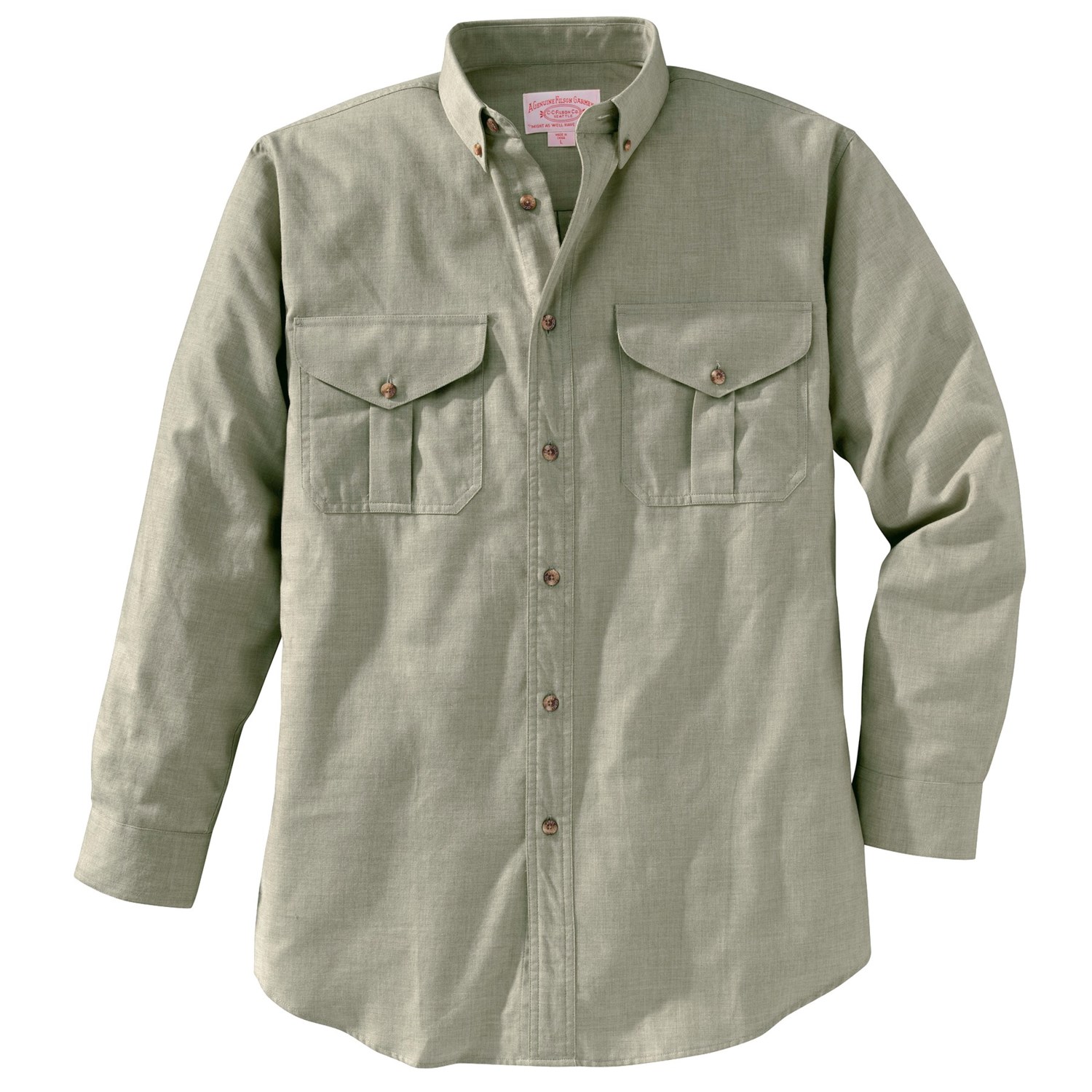 mens wool button down shirt