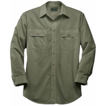 Filson Cotton Work Shirt - Long Sleeve (For Men) in Olive - Closeouts