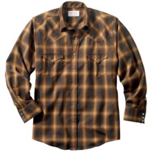 Filson Diablo Western Shirt - Merino Wool, Long Sleeve (For Men) in Brown Multi - Closeouts