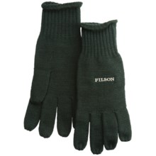 Filson Full-Fingered Gloves - Merino Wool (For Men) in Forest Green - Closeouts