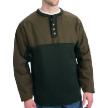 Filson Guide Waterfowl Oil-Finished Sweater - Merino Wool (For Tall Men) in Otter Green - Closeouts