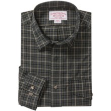 Filson Larrabee Plaid Shirt - Long Sleeve (For Men) in Charcoal/Green - Closeouts