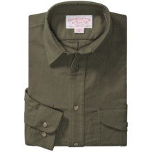 Filson Moleskin Shirt - Long Sleeve (For Men) in Olive - Closeouts