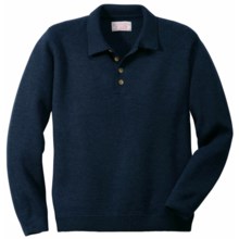 Filson Polo Sweater - Merino Wool (For Men) in Navy - Closeouts