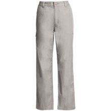 Filson Safari Cloth Travel Pants - Elastic Back, 6 oz. Cotton (For Women) in Dovetail Grey - Closeouts