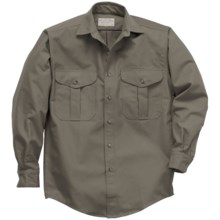 Filson Shelter Cloth Shirt - Long Sleeve (For Men) in Otter - Closeouts