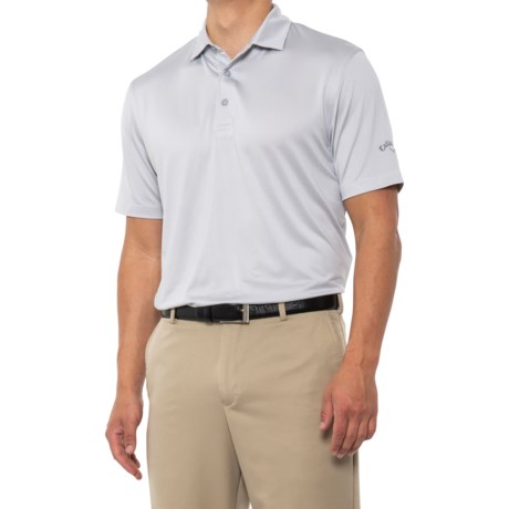 Callaway Golf Fine Line Stripe Polo Shirt - UPF 15, Short Sleeve (For Men) - SLEET (XL )