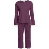 Fini Moore by Rosch Cotton Capri Pajamas - Long Sleeve (For Women)