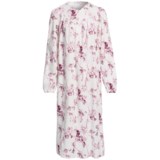 Fini Moore by Rosch Ruched Cotton Nightgown - Long Sleeve (For Women)