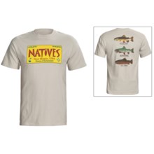 Fintastic Tees Natives T-Shirt - Cotton, Short Sleeve (For Men) in New Mexico - Closeouts