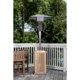 Fire Sense Wood Patio Heater - Stainless Steel