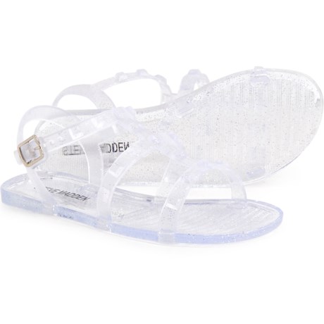 Steve Madden Fisherman Jelly Sandals (For Girls) - CLEAR (3C )