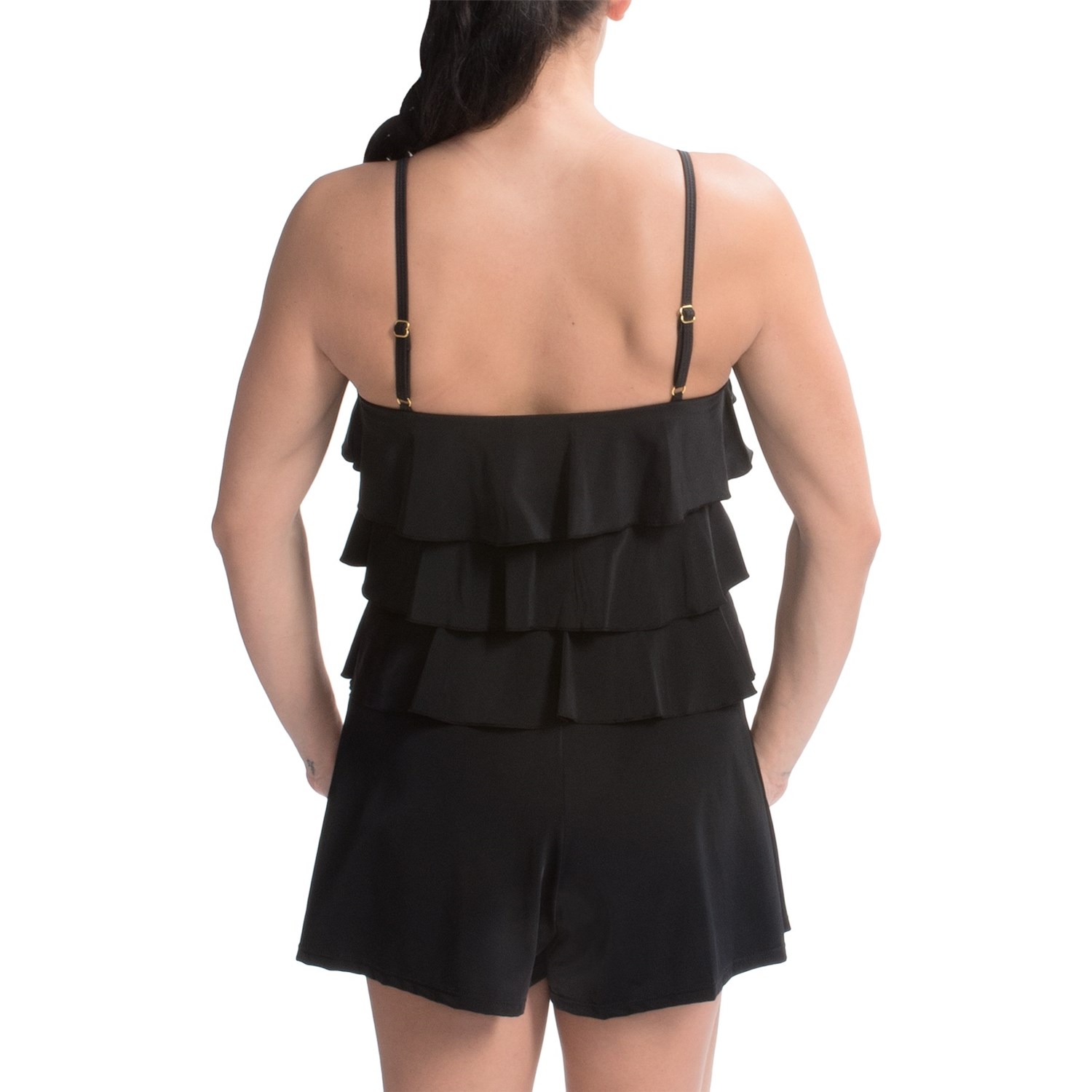 Fit 4 U Hips 3Tier Romper Swimsuit (For Women) Save 68