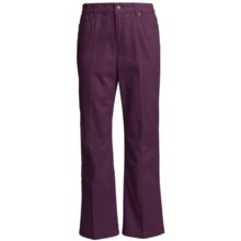 Five-Pocket Cotton Denim Jeans (For Petite Women) in Wine - 2nds