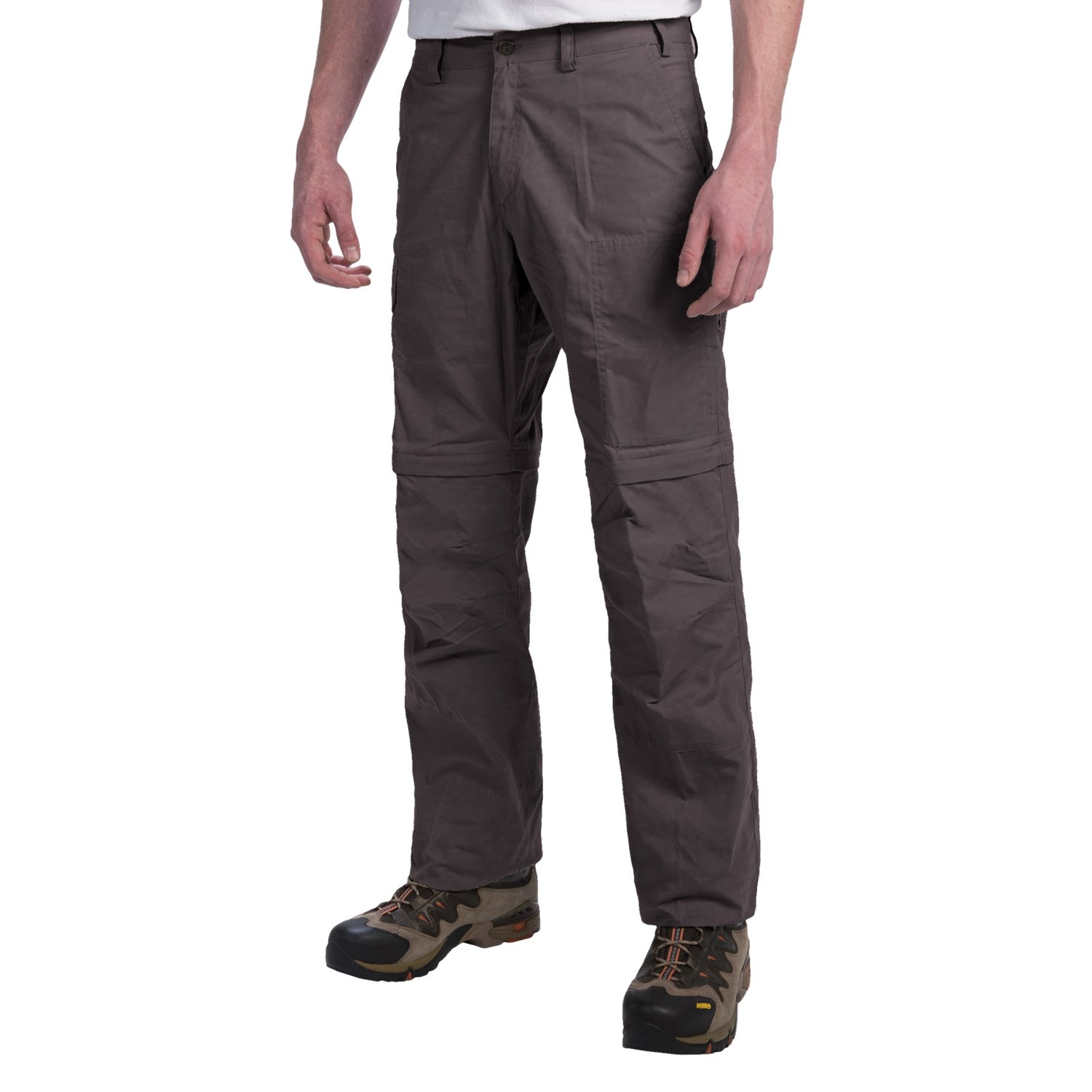 mens walking trousers with zip off legs