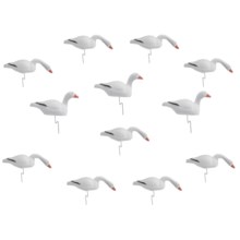Flambeau Snow Goose Shell Decoys - Dozen, 1-Piece in See Photo - Closeouts