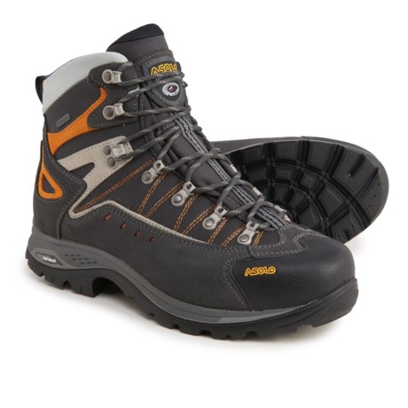Asolo Flame Gore-Tex(R) Hiking Boots - Waterproof (For Men) - GRAPHITE/ GUNMETAL (10 )