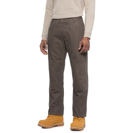 UPC 042565381033 product image for Flannel-Lined Duck Dungarees - Relaxed Fit (For Men) - BARK ( ) | upcitemdb.com