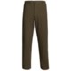 Flannel-Lined Twill Pants - Flat Front (For Men)
