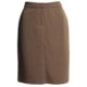 Flat Front Stretch Skirt - Knit (For Women)