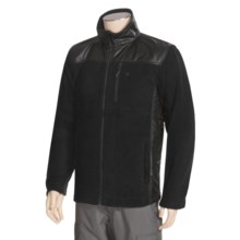 Fleece Jacket - Full Zip (For Men) in Black/Black - 2nds