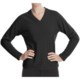 Fleece V-Neck Shirt - Long Sleeve (For Women)