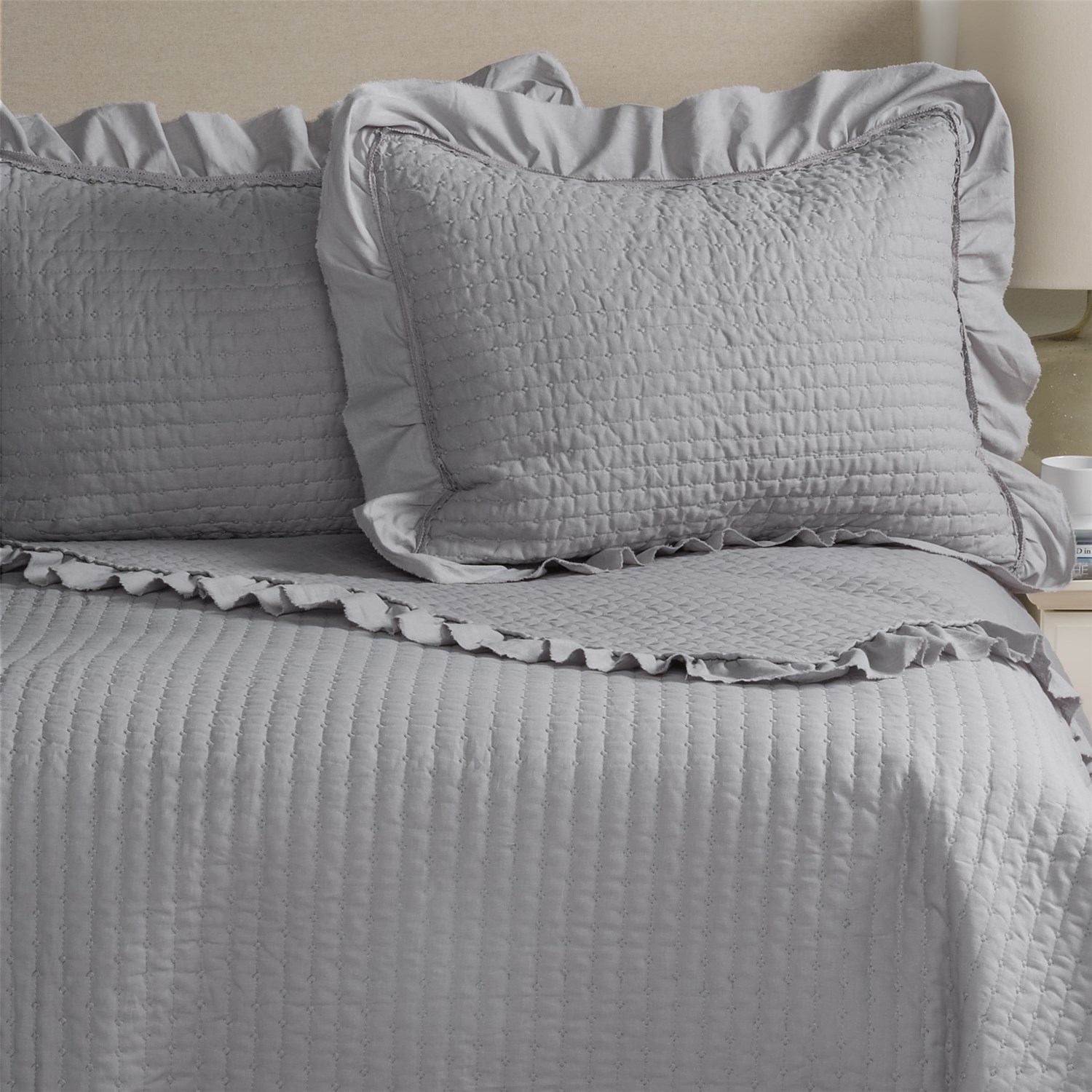 quilted pillow shams