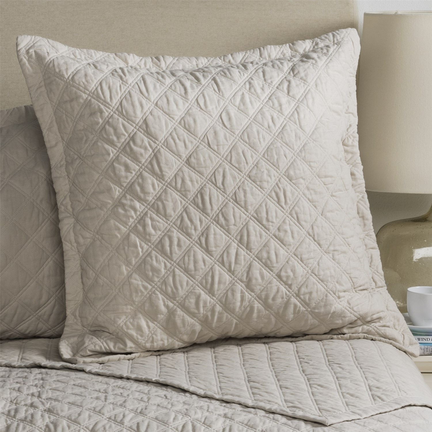 quilted pillow shams