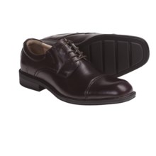 Florsheim Brimmer Gored Oxford Shoes - Cap Toe (For Men) in Burgundy - Closeouts