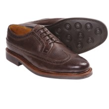 Florsheim Haviland Wingtip Shoes - Leather (For Men) in Brown Tumbled - Closeouts
