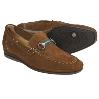Fluchos Kubica Leather Loafer Shoes (For Men) in Tan