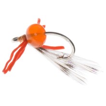 Fly H20 by Umpqua Bubble Crab Saltwater Fly - Dozen in Bonefish Orange - Closeouts