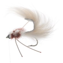 Fly H20 by Umpqua Bunny Butt Crab Saltwater Fly - Dozen in Tan/Brown - Closeouts