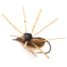 Fly H20 by Umpqua Feather Merchants Furry Crab Weedless Saltwater Fly - Dozen in Tan - Closeouts
