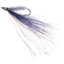 Fly H20 by Umpqua Feather Merchants Redfish Minnow Saltwater Fly - Dozen in Purple/White - Closeouts