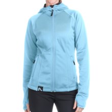 Flylow Bonnie Hooded Jacket- Soft Shell (For Women) in Light Blue - Closeouts