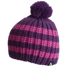 Flylow Loose Knit Pom Beanie Hat (For Women) in Purple/Magenta - Closeouts