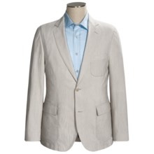 Flynt Bond-W Stripe Sport Coat - Cotton-Linen (For Men) in Grey - Closeouts