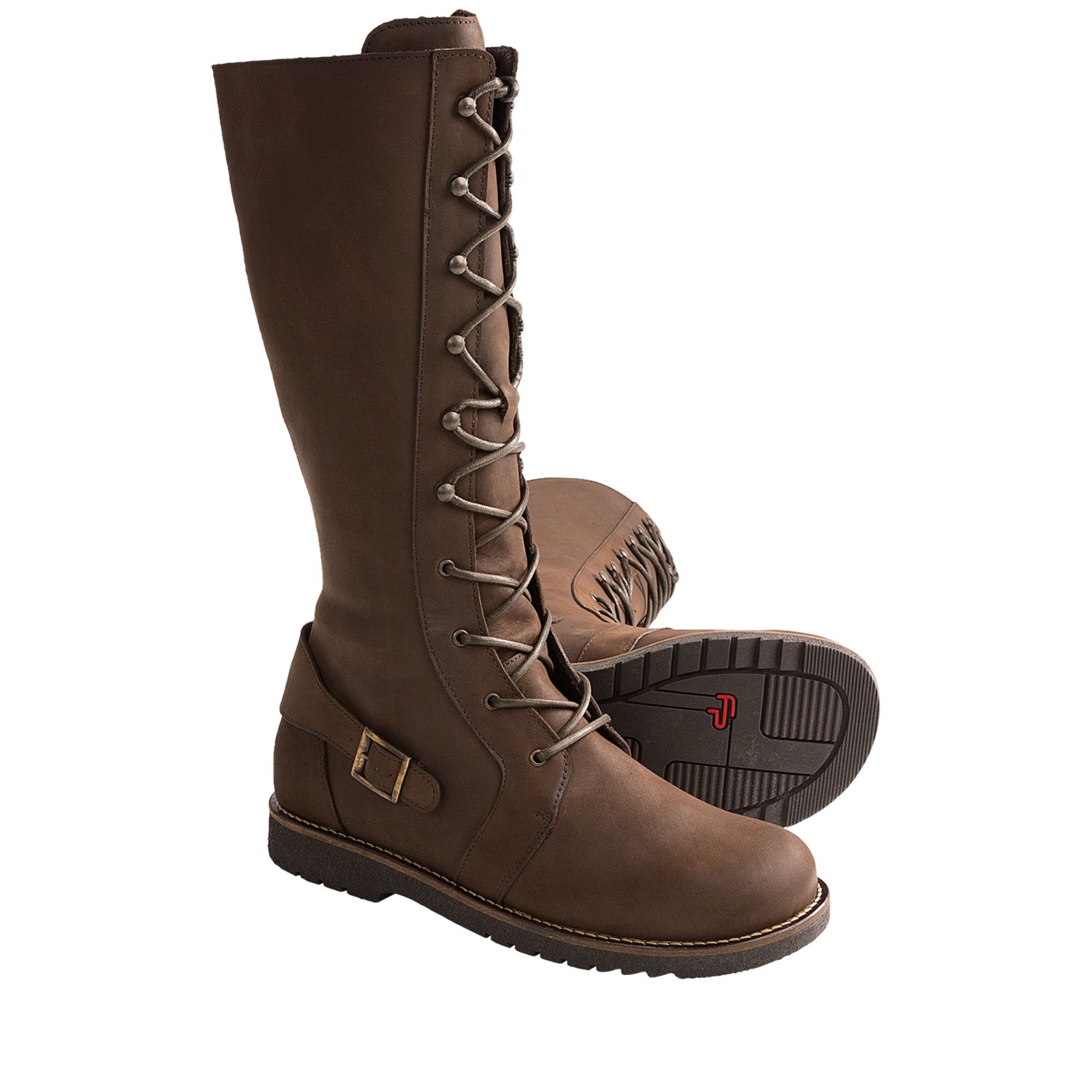 Footprints by Birkenstock Bergen Leather Boots - Round Toe (For Women ...