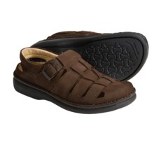 Footprints by Birkenstock Merced Sandals (For Men and Women) in Mocha Emsossed - Closeouts
