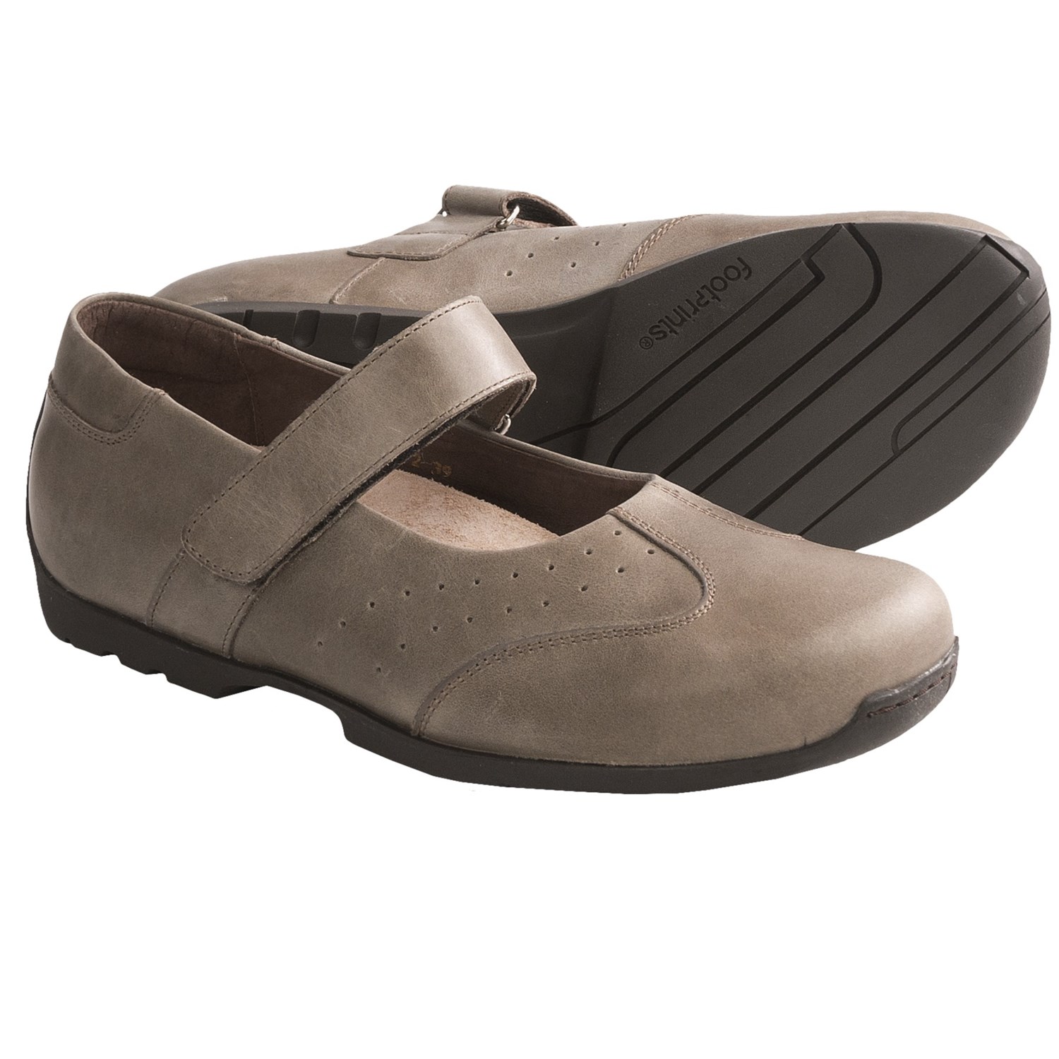 Footprints by Birkenstock Pittsburg Shoes - (For Women) in Velvet Grey