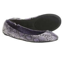 Footzyfolds Snake Ballet Shoes (For Women) in Purple - Closeouts