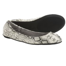 Footzyfolds Snake Ballet Shoes (For Women) in Taupe - Closeouts